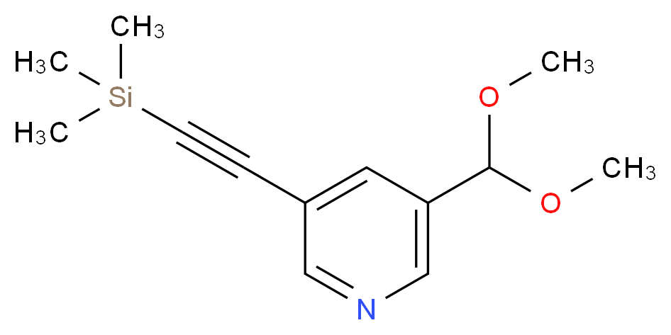 3-Dimethoxymethyl-5-trimethylsilanylethynyl-pyridine_Molecular_structure_CAS_879326-80-4)