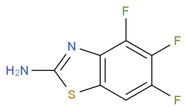 4,5,6-Trifluoro-benzothiazol-2-ylamine_Molecular_structure_CAS_)