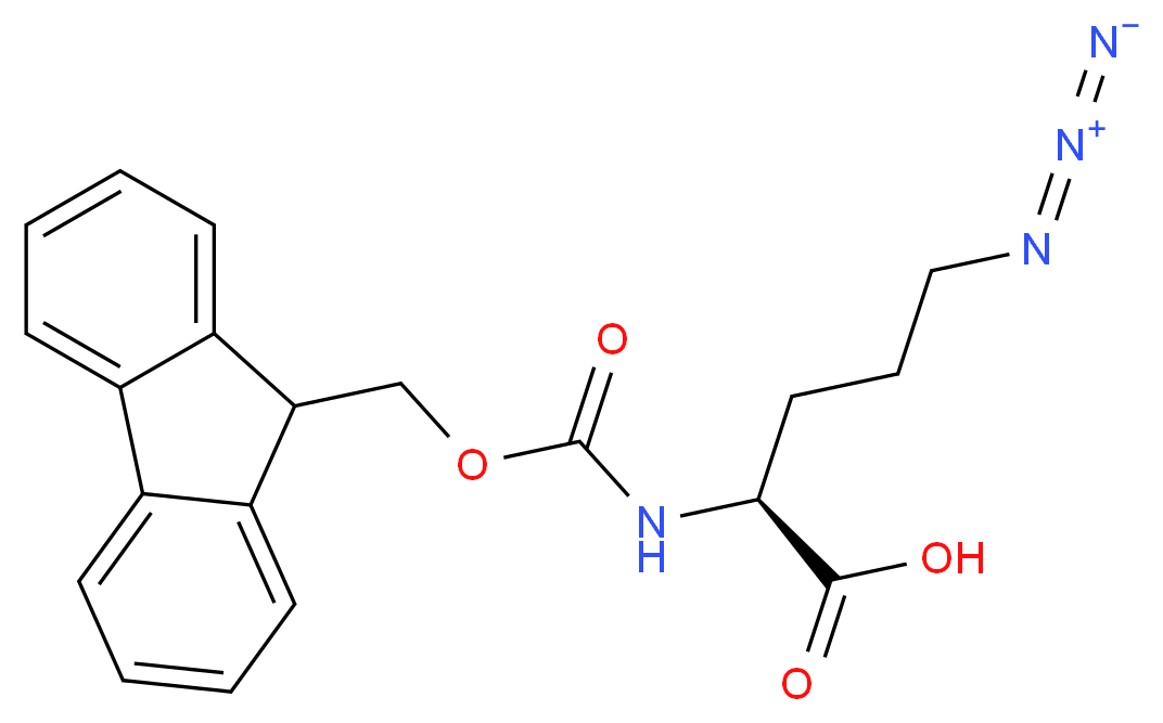 (S)-5-Azido-2-(Fmoc-amino)pentanoic acid_Molecular_structure_CAS_1097192-04-5)