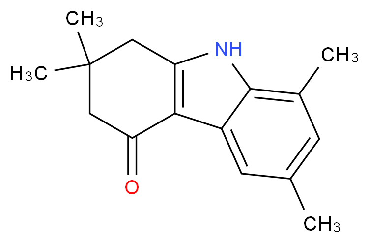 2,2,6,8-Tetramethyl-1,2,3,9-tetrahydro-4H-carbazol-4-one_Molecular_structure_CAS_)