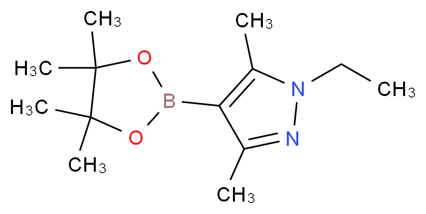 1-ethyl-3,5-dimethyl-4-(4,4,5,5-tetramethyl-1,3,2-dioxaborolan-2-yl)-1H-pyrazole_Molecular_structure_CAS_1082503-79-4)