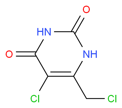 5-Chloro-6-(chloromethyl)pyrimidine-2,4(1H,3H)-dione_Molecular_structure_CAS_73742-45-7)