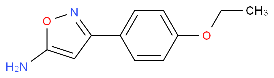 3-(4-ethoxyphenyl)-1,2-oxazol-5-amine_Molecular_structure_CAS_)