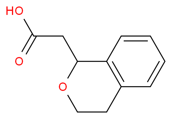 2-(3,4-dihydro-1H-2-benzopyran-1-yl)acetic acid_Molecular_structure_CAS_)