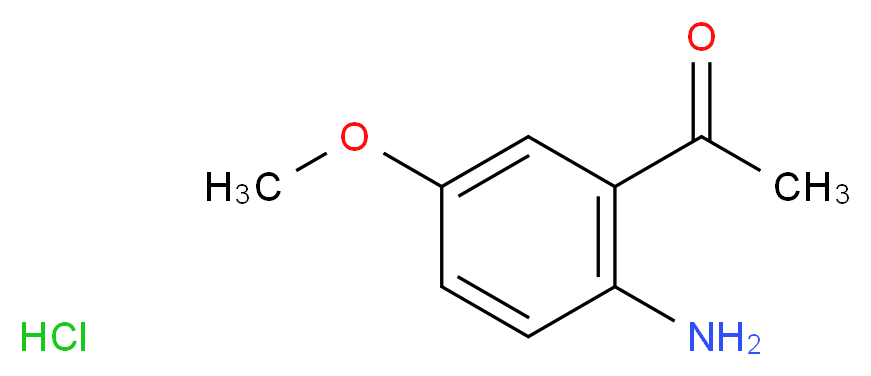 1-(2-Amino-5-methoxy-phenyl)-ethanone hydrochloride_Molecular_structure_CAS_70945-40-3)