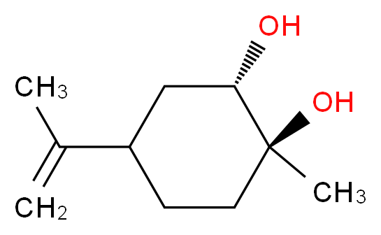 (1S,2S,4R)-(+)-Limonene-1,2-diol_Molecular_structure_CAS_38630-75-0)