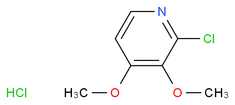 2-CHLORO-3,4-DIMETHOXYPYRIDINE HYDROCHLORIDE_Molecular_structure_CAS_101664-59-9)