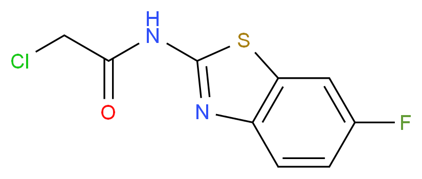 2-chloro-N-(6-fluoro-1,3-benzothiazol-2-yl)acetamide_Molecular_structure_CAS_263239-23-2)