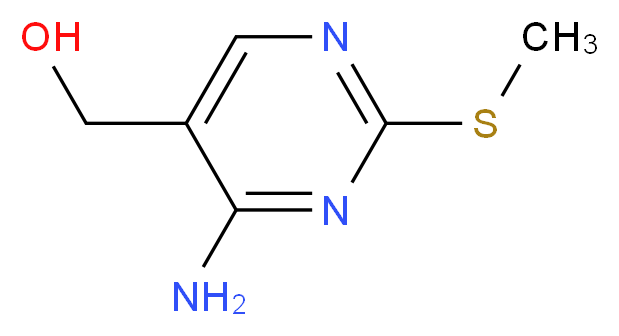 4-Amino-5-hydroxymethyl-2-(methylthio)pyrimidine_Molecular_structure_CAS_588-36-3)