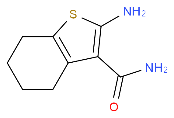 2-amino-4,5,6,7-tetrahydro-1-benzothiophene-3-carboxamide_Molecular_structure_CAS_4815-28-5)