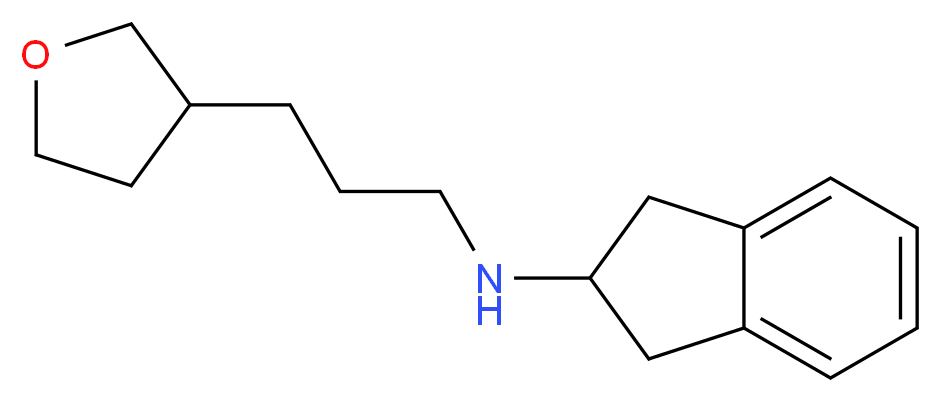 2,3-dihydro-1H-inden-2-yl[3-(tetrahydrofuran-3-yl)propyl]amine_Molecular_structure_CAS_)