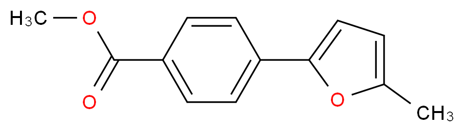 Methyl 4-(5-methylfur-2-yl)benzoate_Molecular_structure_CAS_)