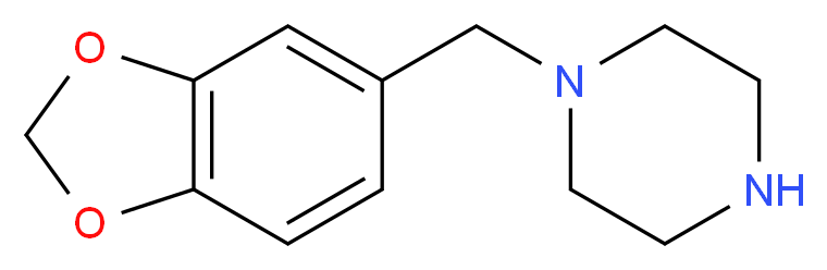 1-Benzo[1,3]dioxol-5-ylmethyl-piperazine_Molecular_structure_CAS_)