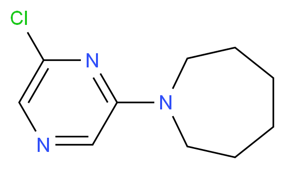 1-(6-Chloro-2-pyrazinyl)azepane_Molecular_structure_CAS_)