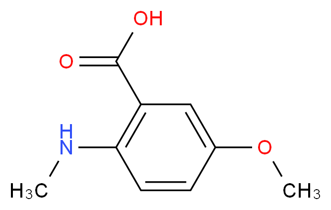 5-methoxy-2-(methylamino)benzoic acid_Molecular_structure_CAS_)