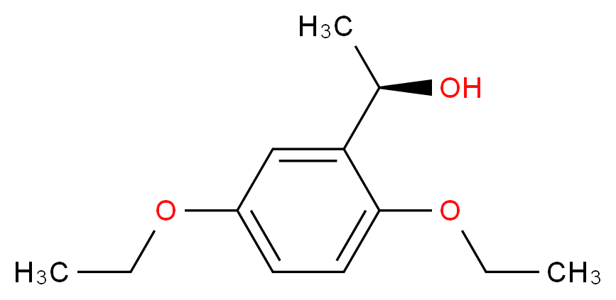 (1R)-1-(2,5-diethoxyphenyl)ethanol_Molecular_structure_CAS_)