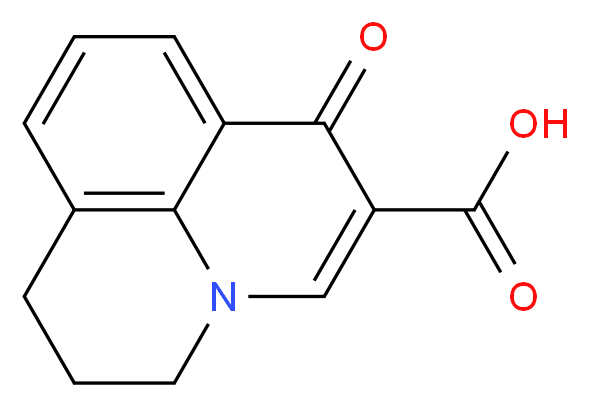 1-Oxo-6,7-dihydro-1H,5H-pyrido[3,2,1-ij]quinoline-2-carboxylic acid_Molecular_structure_CAS_42835-54-1)