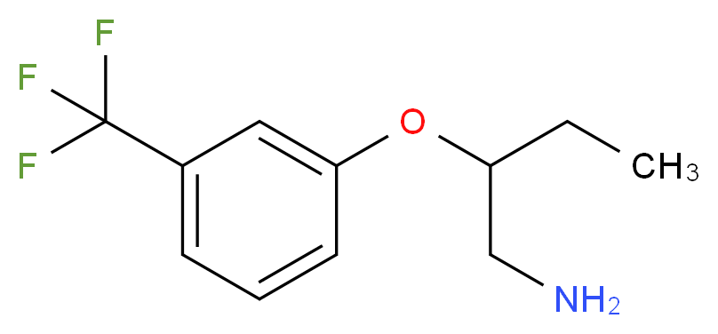 1-[(1-aminobutan-2-yl)oxy]-3-(trifluoromethyl)benzene_Molecular_structure_CAS_)