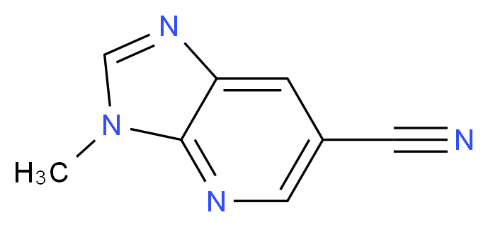 3-Methyl-3H-imidazo[4,5-b]pyridine-6-carbonitrile_Molecular_structure_CAS_1186310-93-9)