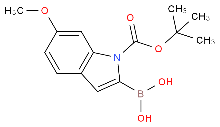 (1-(tert-Butoxycarbonyl)-6-methoxy-1H-indol-2-yl)boronic acid_Molecular_structure_CAS_850568-65-9)