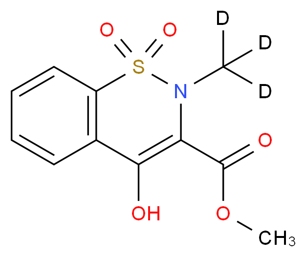 Methyl-4-hydroxy-2-methyl-d3-2H-1,2-benzothiazine-3-carboxylate 1,1-Dioxide_Molecular_structure_CAS_942047-62-3)