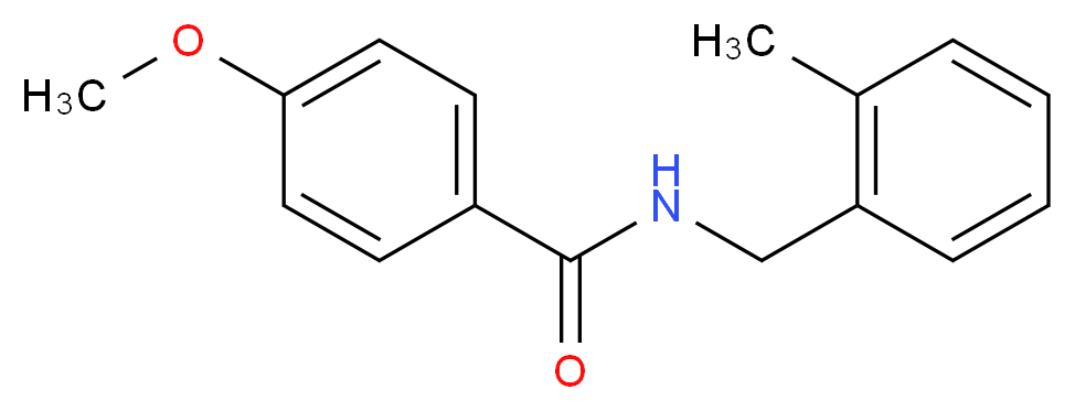 4-Methoxy-N-(2-methylbenzyl)benzamide_Molecular_structure_CAS_331638-66-5)