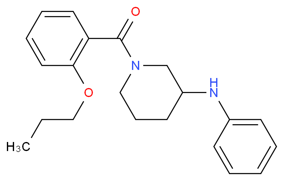 N-phenyl-1-(2-propoxybenzoyl)-3-piperidinamine_Molecular_structure_CAS_)