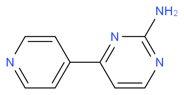 4-(4-pyridinyl)-2-pyrimidinamine_Molecular_structure_CAS_66521-70-8)