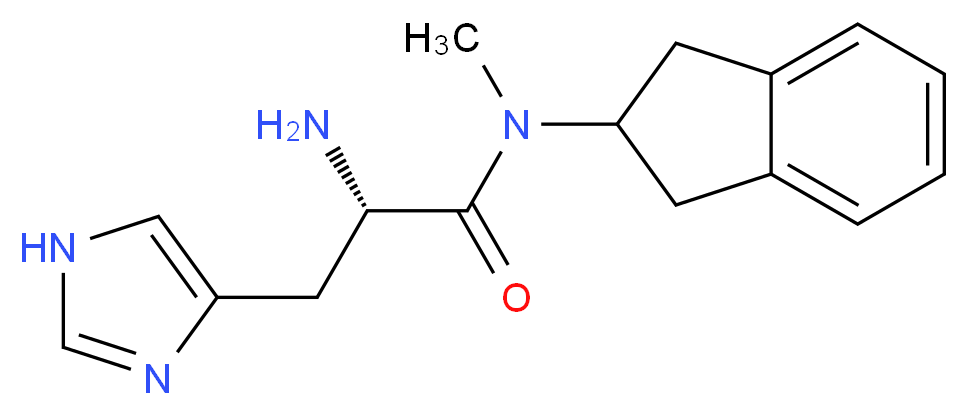 N-(2,3-dihydro-1H-inden-2-yl)-N-methyl-L-histidinamide_Molecular_structure_CAS_)