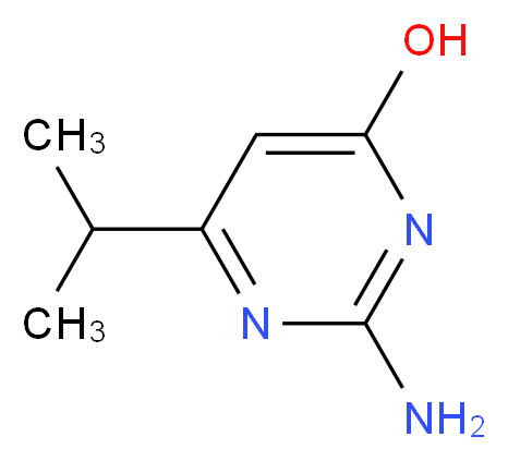 2-Amino-6-isopropylpyrimidin-4-ol_Molecular_structure_CAS_73576-32-6)