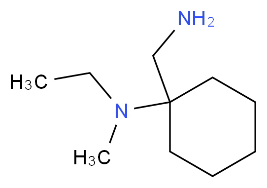 N-[1-(Aminomethyl)cyclohexyl]-N-ethyl-N-methylamine_Molecular_structure_CAS_363626-93-1)
