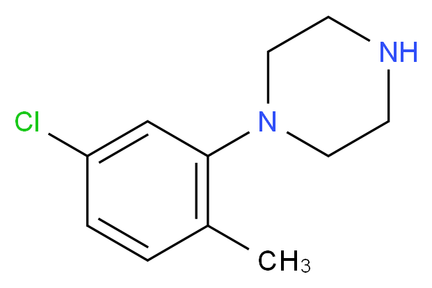 1-(5-chloro-2-methylphenyl)piperazine_Molecular_structure_CAS_)