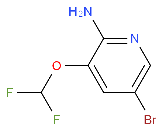 5-Bromo-3-(difluoromethoxy)pyridin-2-amine    _Molecular_structure_CAS_947249-13-0)