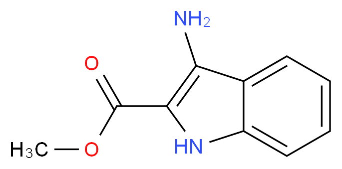 Methyl 3-amino-1H-indole-2-carboxylate_Molecular_structure_CAS_)