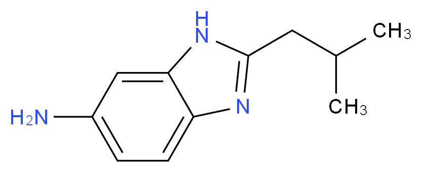 2-isobutyl-1H-benzo[d]imidazol-6-amine_Molecular_structure_CAS_)