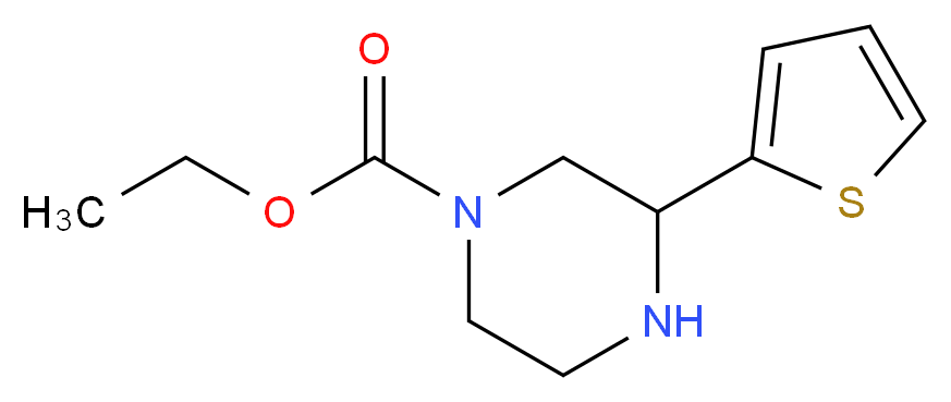 Ethyl 3-(thien-2-yl)-piperazine-1-carboxylate_Molecular_structure_CAS_85803-50-5)