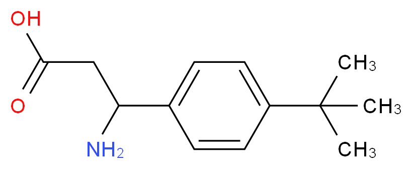 3-Amino-3-[4-(tert-butyl)phenyl]propanoic acid_Molecular_structure_CAS_282524-82-7)