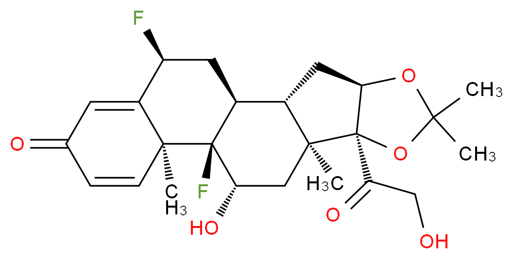Fluocinolone acetonide (Flucort-N)_Molecular_structure_CAS_67-73-2)