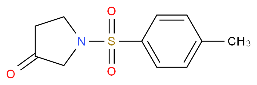1-Tosyl-3-pyrrolidinone_Molecular_structure_CAS_73696-28-3)
