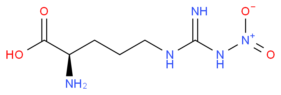 (R)-2-Amino-5-(3-nitroguanidino)pentanoic acid_Molecular_structure_CAS_66036-77-9)