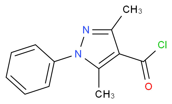 3,5-Dimethyl-1-phenyl-1H-pyrazole-4-carbonyl chloride 97%_Molecular_structure_CAS_61226-20-8)