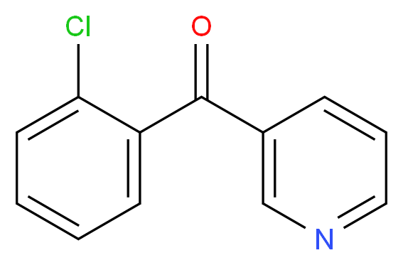 (2-Chlorophenyl)(pyridin-3-yl)methanone_Molecular_structure_CAS_)