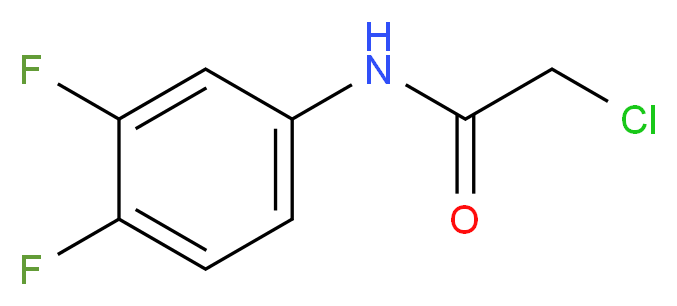 2-Chloro-N-(3,4-difluorophenyl)acetamide_Molecular_structure_CAS_76778-13-7)