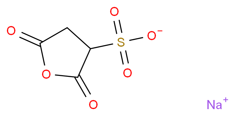 Tetrahydro-2,5-dioxo-3-furansulfonic Acid, Sodium Salt_Molecular_structure_CAS_73464-18-3)