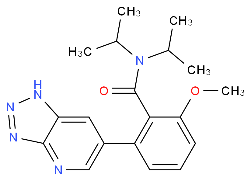 N,N-diisopropyl-2-methoxy-6-(1H-[1,2,3]triazolo[4,5-b]pyridin-6-yl)benzamide_Molecular_structure_CAS_)