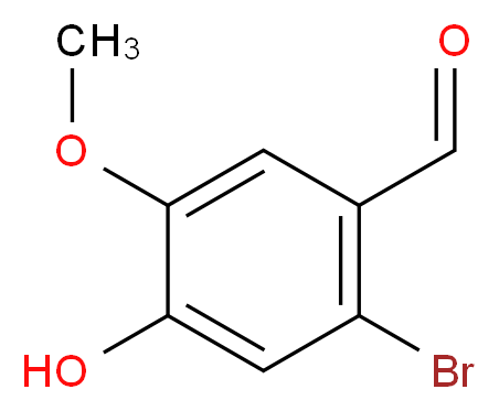 2-Bromo-4-hydroxy-5-methoxybenzaldehyde_Molecular_structure_CAS_)