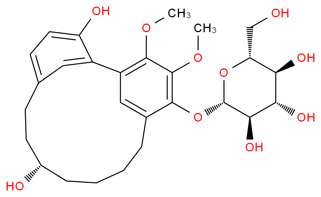 (+)-S-Myricanol glucoside_Molecular_structure_CAS_449729-89-9)