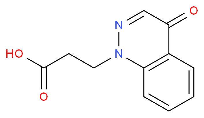 3-(4-oxocinnolin-1(4H)-yl)propanoic acid_Molecular_structure_CAS_4320-73-4)