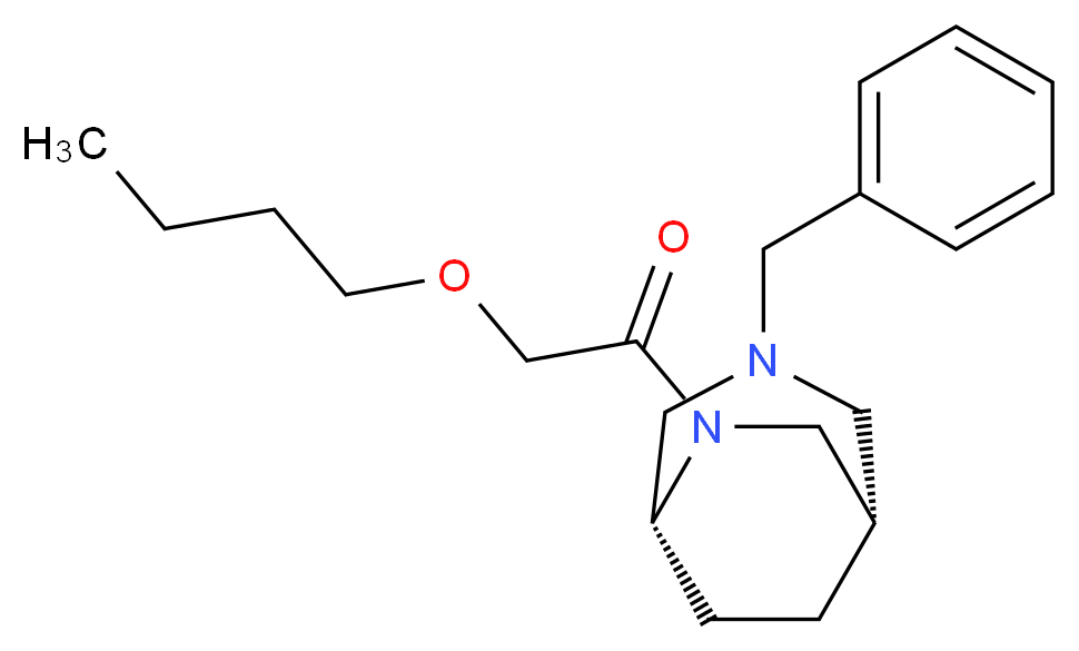 (1S*,5R*)-3-benzyl-6-(butoxyacetyl)-3,6-diazabicyclo[3.2.2]nonane_Molecular_structure_CAS_)