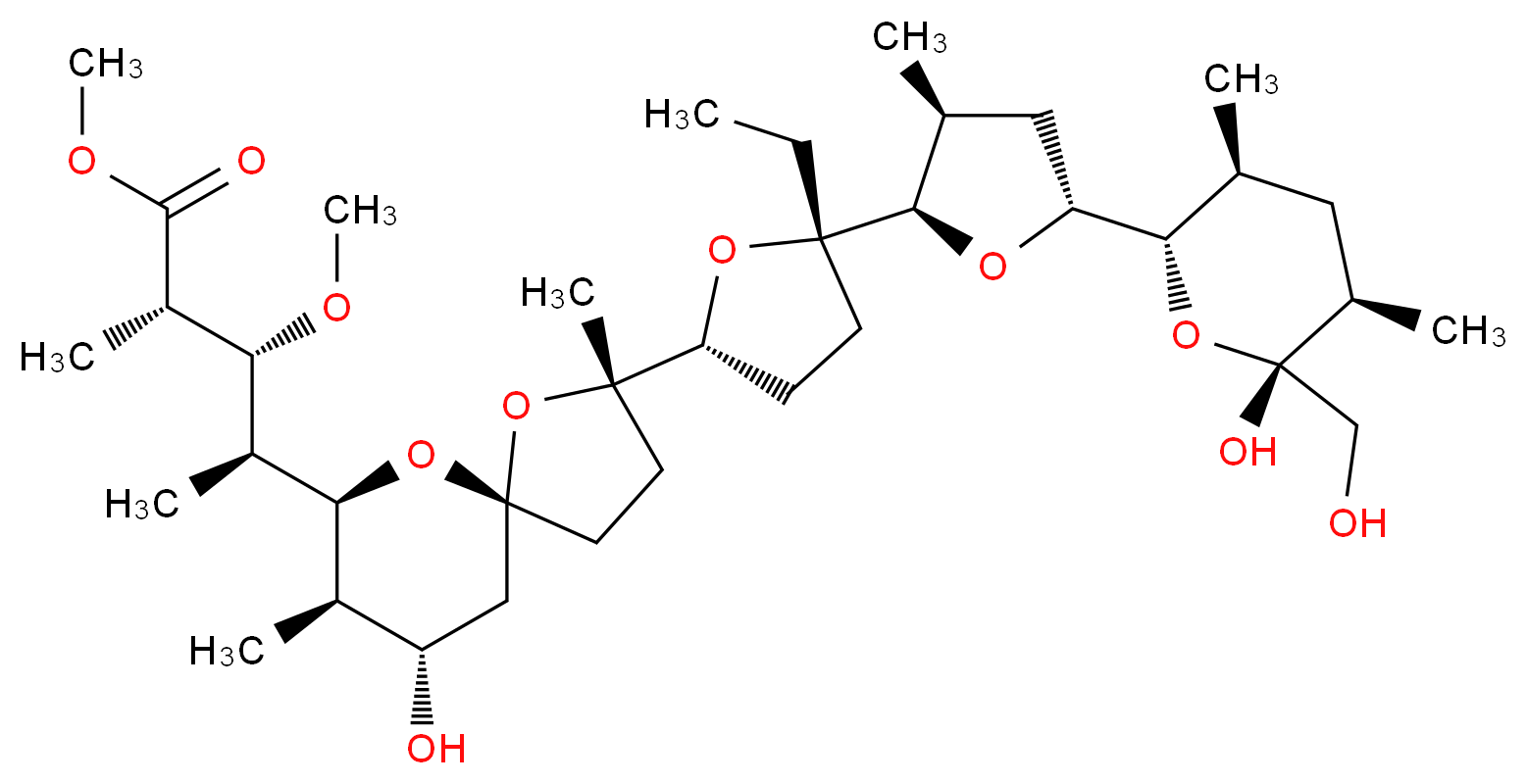 Monensin methyl ester_Molecular_structure_CAS_28636-21-7)